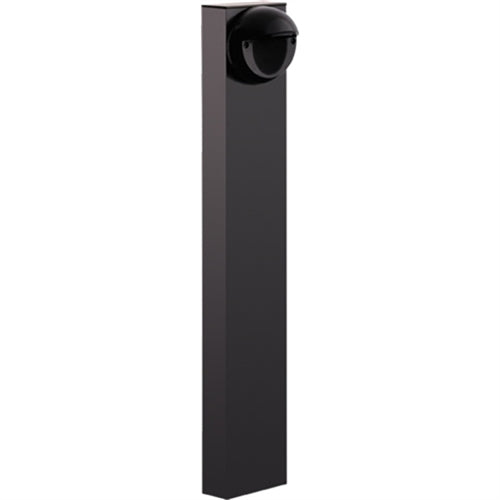 RAB BLEDR5-36N 5W LED Round Bollard, 4000K Color Temperature (Neutral), 85 CRI, 36" Mounting Height, Bronze Finish