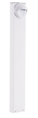 RAB BLEDR5-36NW 5W LED Round Bollard, 4000K Color Temperature (Neutral), 85 CRI, 36" Mounting Height, White Finish