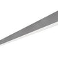 RAB BOA10P-50D10-40YN-S 50W LED 10 ft Suspended Pendant Linear Slot Light, No Photocell, 3500K, 3754 Lumens, 82 CRI, 120-277V, 40 Degree Reflector, Dimmable, Not DLC Listed, Silver Finish