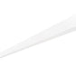 RAB BOA12P-120D10-40YN-W 120W LED 12 ft Suspended Pendant Linear Slot Light, No Photocell, 3500K, 8231 Lumens, 82 CRI, 120-277V, 40 Degree Reflector, Dimmable, Not DLC Listed, White Finish