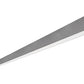 RAB BOA12P-60D10-40YN-S 60W LED 12 ft Suspended Pendant Linear Slot Light, No Photocell, 3500K, 4414 Lumens, 82 CRI, 120-277V, 40 Degree Reflector, Dimmable, Not DLC Listed, Silver Finish