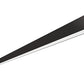 RAB BOA12S-60D10-40N-B 60W LED 12 ft Surface Mount Linear Slot Light, No Photocell, 4000K (Neutral), 4677 Lumens, 84 CRI, 120-277V, 40 Degree Reflector, Dimmable, Not DLC Listed, Black Finish