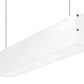 RAB BOA2P-20D10-40N-W 20W LED 2 ft Suspended Pendant Linear Slot Light, 4000K (Neutral), No Photocell, 1437 Lumens, 83 CRI, 120-277V, 40 Degree Reflector, Dimmable, Not DLC Listed, White Finish