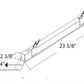 RAB BOA2R Field-Adjustable Linear Lighting, 624-2603 lumens, 3000/3500/4000K Color Temperature, Aluminum Finish