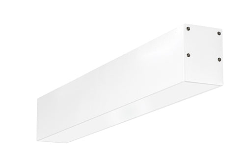 RAB BOA2S-20D10-40YN-W 20W LED 2 ft Surface Mount Linear Slot Light, No Photocell, 3500K, 1395 Lumens, 84 CRI, 120-277V, 40 Degree Reflector, Dimmable, Not DLC Listed, White Finish