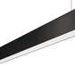 RAB BOA4P-20D10-40N-B 20W LED 4 ft Suspended Pendant Linear Slot Light, 4000K (Neutral), No Photocell, 1559 Lumens, 83 CRI, 120-277V, 40 Degree Reflector, Dimmable, Not DLC Listed, Black Finish