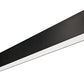 RAB BOA4S-40D10-40N-B 40W LED 4 ft Surface Mount Linear Slot Light, No Photocell, 4000K (Neutral), 2869 Lumens, 84 CRI, 120-277V, 40 Degree Reflector, Dimmable, Not DLC Listed, Black Finish