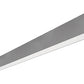 RAB BOA6P-30D10-40YN-S 30W LED 6 ft Suspended Pendant Linear Slot Light, No Photocell, 3500K, 2282 Lumens, 84 CRI, 120-277V, 40 Degree Reflector, Dimmable, Not DLC Listed, Silver Finish