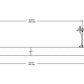 RAB BOA8P-40D10-40N-B 40W LED 8 ft Suspended Pendant Linear Slot Light, No Photocell, 4000K (Neutral), 3118 Lumens, 84 CRI, 120-277V, 40 Degree  Reflector, Dimmable, Not DLC Listed, Black Finish