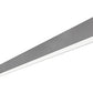 RAB BOA8P-40D10-40YN-S 40W LED 8 ft Suspended Pendant Linear Slot Light, No Photocell, 3500K, 2943 Lumens, 82 CRI, 120-277V, 40 Degree Reflector, Dimmable, Not DLC Listed, Silver Finish
