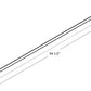 RAB BOA8PB Field Adjustable Light Output (80W default) LED 8 ft Suspended Pendant Linear Light, Color Temperature Selectable, 90 CRI, 120-277V, Dimmable, Black Finish