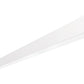 RAB BOA8S-40D10-40YN-W 40W LED 8 ft Surface Mount Linear Slot Light, No Photocell, 3500K, 2943 Lumens, 82 CRI, 120-277V, 40 Degree Reflector, Dimmable, Not DLC Listed, White Finish