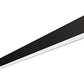 RAB BOA8S-80D10-40N-B 80W LED 8 ft Surface Mount Linear Slot Light, No Photocell, 4000K (Neutral), 5738 Lumens, 84 CRI, 120-277V, 40 Degree Reflector, Dimmable, Not DLC Listed, Black Finish