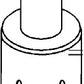 RAB BRAD3 Pole Adapter, External Tenon Mount, Bronze Finish