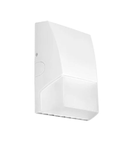 RAB BRISKM32L-740W 22W Brisk Medium LED Wallpack, 3200 Lumens, 70 CRI, 4000K Color Temperature, 120-277V, White Finish