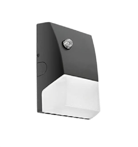 RAB BRISKM32L/PCU 22W Brisk Medium LED Wallpack, 3200 Lumens, 70 CRI, 5000K Color Temperature, 120-277V, Photocontrol, Bronze Finish