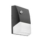 RAB BRISKM48L-730/PCU 34W Brisk Medium LED Wallpack, 4800 Lumens, 70 CRI, 3000K Color Temperature, 120-277V, Photocontrol, Bronze Finish