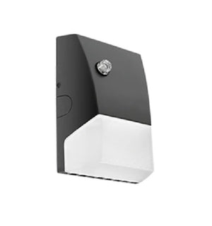 RAB BRISKM48L-740/PCU 34W Brisk Medium LED Wallpack, 4800 Lumens, 70 CRI, 4000K Color Temperature, 120-277V, Photocontrol, Bronze Finish