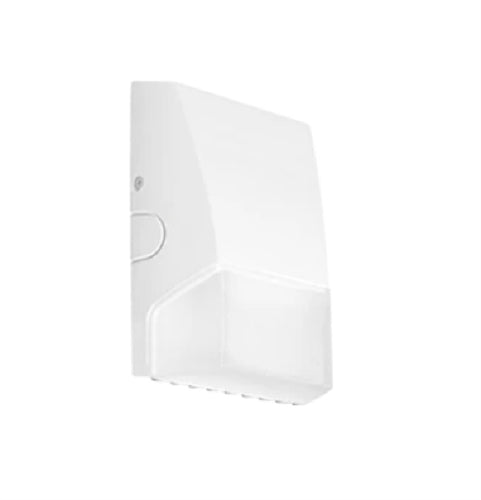 RAB BRISKS11L-W 9W Brisk Small LED Wallpack, 1100 Lumens, 70 CRI, 5000K Color Temperature, 120-277V, White Finish
