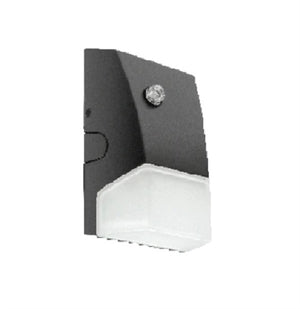 RAB BRISKS17L-730/PCU 13W LED Wallpack, 1700 Lumens, 70CRI, 3000K, Warm, 120-277V, Photocell, Bronze