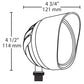 RAB BULLET12B 12W LED Bullet Flood, 5000K (Cool), Black Finish