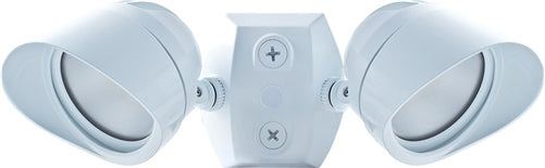 RAB BULLET2X12NW 2x12W LED Adjustable Dual Heads Bullet Flood,  4000K (Neutral), White Finish