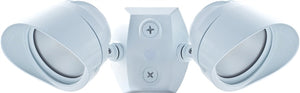 RAB BULLET2X12W 2x12W LED Adjustable Dual Heads Bullet Flood,  5000K (Cool), White Finish