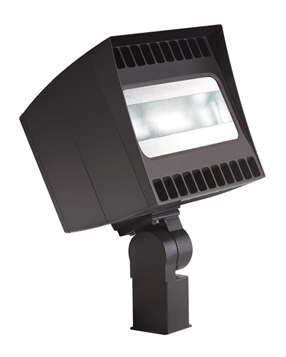 RAB CANVAS78SF/PC 78W Slipfitter Mount LED Canvas Floodlight, 120V Button Photocell, 5000K (Cool), 8159 Lumens, 66 CRI, 6H x 4V Reflector, Standard Operation, Bronze Finish
