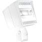 RAB CANVAS78TYW/PC 78W Trunnion Mount LED Canvas Floodlight, 120V Button Photocell, 3000K (Warm), 6533 Lumens, 82 CRI, 6H x 4V Reflector, Standard Operation, White Finish