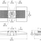RAB CLED2X20W 2X20W LED Ceiling Light, 5000K Color Temperature (Cool), White Finish