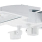 RAB CLED2X26YMS2W-BL 52W Ceiling LED LSMART with Mini Sensor, 3000K Color Temperature (Warm), Bi-Level Operation, White Finish