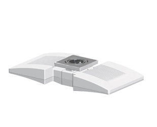 RAB CLED2X26YW 2X26W LED Ceiling Light, 3000K Color Temperature (Warm), White Finish