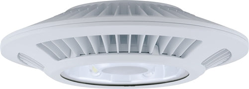 RAB CLED78BBW/BL 78W LED Ceiling Light, 5000K (Cool), No Photocell, 5130 Lumens, 65 CRI, 120-277V, Bi-Level Operation, Not DLC Listed, White Finish