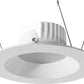 RAB DLED5R8Y 8W 5 inch LED Retrofit Downlight, 3000K (Warm), 535 Lumens, 85 CRI, Without Baffle, White Finish