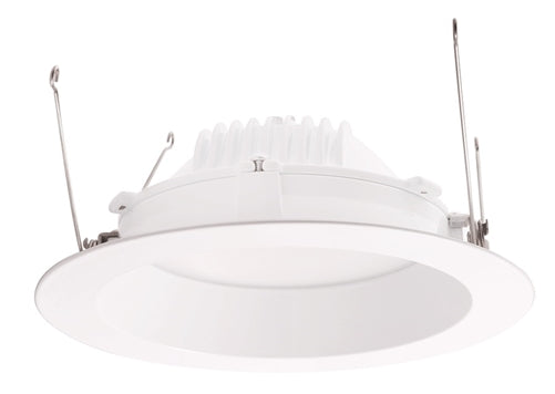 RAB DLED6R8YY 8W 6 inch LED Retrofit Downlight, 2700K, 539 Lumens, 84 CRI, Without Baffle, White Finish
