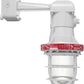 RAB EB124 300W Explosionproof Bracket with Die Cast Guard, 4 Hub Count, 1/2" H Hub Size, Silver Gray Finish