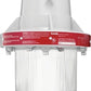 RAB EP12 300W Explosionproof Pendant, 1 Hub Count, 1/2" Hub Size, Silver Gray Finish