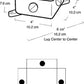 RAB EXB1 Junction Box 1/2" H Hub Size, Compatible with Explosionproof Fixture