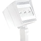 RAB EZLED78SFB44W/PC 78W Slipfitter  Mount LED Spotlight, 5000K (Cool), 6525 Lumens, 68 CRI, 120V Button Photocell, 4H x 4V Beam Distribution, White Finish