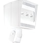 RAB EZLED78TB44W/PCS 78W Trunnion Mount LED Spotlight, 5000K (Cool), 6525 Lumens, 68 CRI, 120V Button Photocell, 4H x 4V Beam Distribution, White Finish