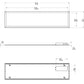 RAB EZPAN1X4-40N/D10 1' x 4' Recessed LED Panel, 40 Watts, 4000K Color Temperature, 82 CRI, 120V-277V, White Finish