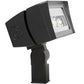 RAB FFLED120SFN/D10/SP 120W LED Floodlight, Slipfitter Mount, No Photocell, 4000K (Neutral), 16149 Lumens, 75 CRI, 120-277V, 7H x 6V Beam Distribution, Dimmable, DLC Premium Listed, 10KV Surge Protector, Bronze Finish