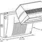 RAB FFLED18/EC 18W LED Floodlight with Battery Backup with Cold Start, 5000K (Cool), 120-277V, Bronze Finish