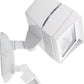 RAB FFLED18YMSW LED LFLOOD 18W with Mini Sensor, 3000K Color Temperature, White Finish