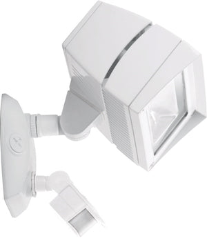 RAB FFLED18YMSW LED LFLOOD 18W with Mini Sensor, 3000K Color Temperature, White Finish