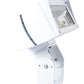 RAB FFLED26TYW/PC 26W Trunnion Mount LED Floodlight, 120V Button Photocell, 3000K (Warm), 2369 Lumens, 81 CRI, 7H x 6V Beam Distribution, Standard Operation, White Finish