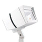 RAB FFLED52NB55W/PC2 52W Arm Mount LED Floodlight, 277V Button Photocell, 4000K (Neutral), 4158 Lumens, 81 CRI, 277V, 5H x 5V Beam Distribution, Standard Operation, White Finish