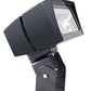RAB FFLED52TNB55/PC 52W Trunnion Mount LED Floodlight, 120V Button Photocell, 4000K (Neutral), 4158 Lumens, 81 CRI, 120V, 5H x 5V Beam Distribution, Standard Operation, Bronze Finish