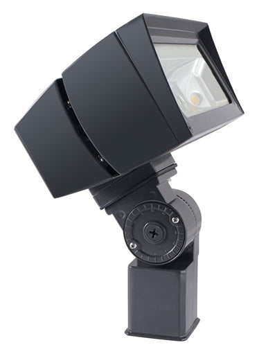 RAB FFLED80SFN/PCS 80W Slipfitter Mount LED Floodlight, 120V Swivel Photocell, 4000K (Neutral), 9157 Lumens, 72 CRI, 120V, 7H x 6V Beam Distribution, Standard Operation, Not DLC Listed, Bronze Finish