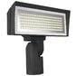 RAB FFLEDMSF/PCU 52W Slipfitter Mount LED Floodlight, 4000K/5000K, 8138-10813 Lumens, 82 CRI, Bronze Finish with Photocell